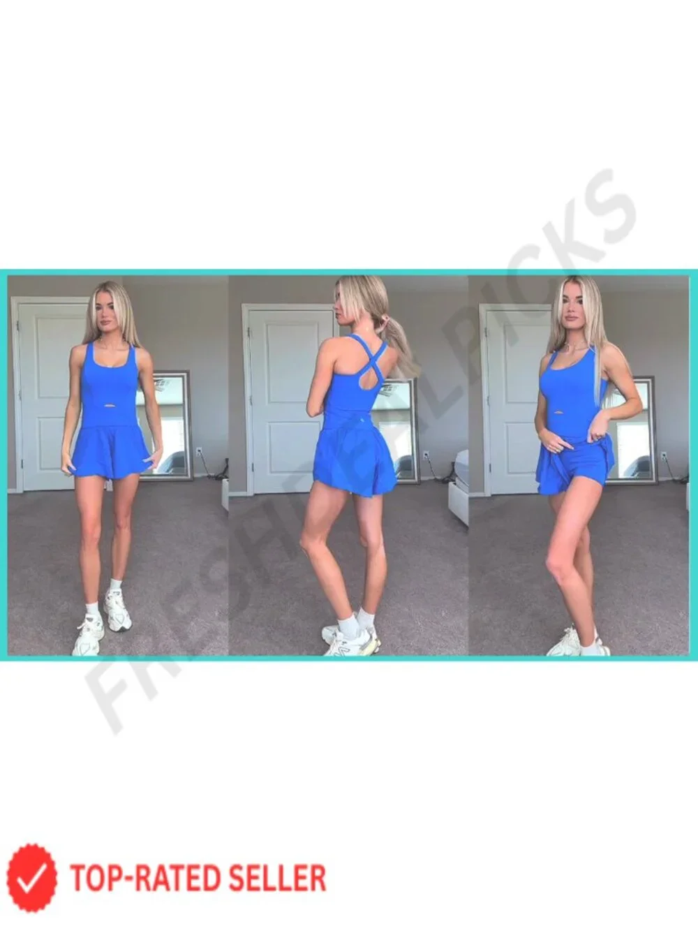 Sculpting Athletic Romper with Bra, High Stretch, Removable Pads